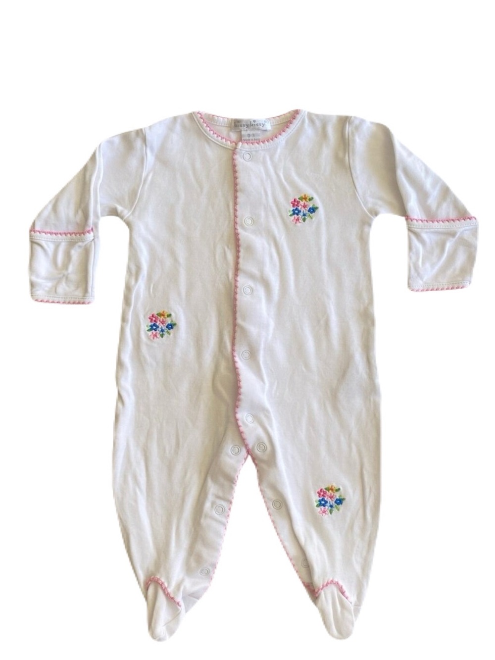 Kissy Kissy Pima cotton footie